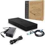i-tec USB 3.0/USB-C/Thunderbolt, 3x 4K Gen 2, Station d'accueil Noir