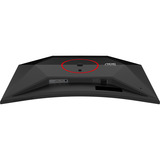 AOC C32G4Z 31.5" Moniteur gaming incurvé  Noir/Rouge, HDMI, DisplayPort, Audio, 260 Hz OC