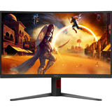 AOC C32G4Z 31.5" Moniteur gaming incurvé  Noir/Rouge, HDMI, DisplayPort, Audio, 260 Hz OC