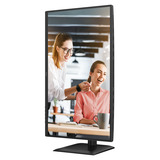 AOC Q27E4CV 27" Moniteur Noir, 1x DisplayPort, 1x HDMI, 1x USB-C, 4x USB-A, 1x RJ-45, 120 Hz