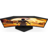 AOC  23.6" Moniteur gaming incurvé  Noir/Rouge
