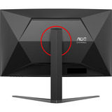 AOC  31.5" Moniteur gaming incurvé  Noir/Rouge