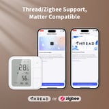 Aqara Climate Sensor W100, Capteur Blanc, Zigbee, Thread & Bluetooth, Matter