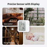 Aqara Climate Sensor W100, Capteur Blanc, Zigbee, Thread & Bluetooth, Matter