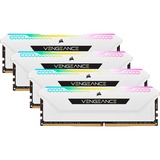 Corsair 32 Go DDR4-3200 Quad-Kit, Mémoire Blanc, CMH32GX4M4E3200C16W, Vengeance RGB PRO SL, XMP 2.0