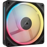 Corsair iCUE LINK LX120-R RGB Reverse ventilateur de boîtier Noir, 120 x 120 x 25 mm, PWM