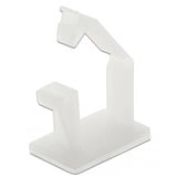 DeLOCK Porte-câble avec clip de verrouillage, Guide-câble Transparent, 10 pièces