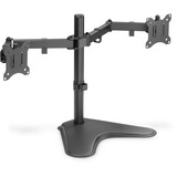 Digitus Support universel pour deux moniteurs, Pied de support Noir (Mat)