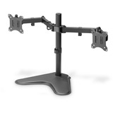 Digitus Support universel pour deux moniteurs, Pied de support Noir (Mat)