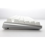 Ducky One 3 Classic White, clavier gaming Blanc/Argent, Layout BE, Cherry MX RGB Brown, LED RGB, ABS
