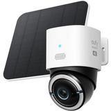 Eufy 4G LTE Cam S330, Caméra de surveillance Blanc, 4K UHD, 8x zoom hybride, 4G LTE, 360° PTZ