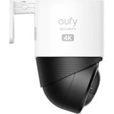 Eufy 4G LTE Cam S330, Caméra de surveillance Blanc, 4K UHD, 8x zoom hybride, 4G LTE, 360° PTZ