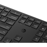 HP Combinaison clavier-souris sans fil 650, set de bureau Noir, Layout BE, Plunger, 1200 - 4000 ppp