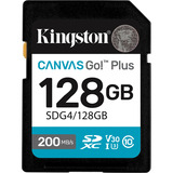 Kingston Canvas Go! Plus SDXC 128 Go, Carte mémoire Noir, Classe 10, UHS-I U3, V30