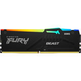 Kingston FURY 128 Go DDR5-5600 (2x 64 Go) Kit, Mémoire vive Noir, Beast RGB, XMP 3.0, AMD EXPO
