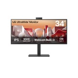 LG 34BA85QE-B écran plat de PC 86,4 cm (34") 3440 x 1440 pixels Wide Quad HD LCD Noir Moniteur UltraWide incurvé  Noir, 86,4 cm (34"), 3440 x 1440 pixels, Wide Quad HD, LCD, 5 ms, Noir