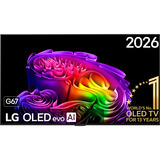 LG OLED evo AI G6 77" 4K Ultra HD TV Noir, 4x HDMI, 3x USB, Optique, Bluetooth, WLAN, CI, HDR10, Dolby Vision
