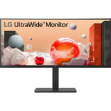 LG UltraWide 34BA85QE 34" Moniteur incurvé Noir, 1x DisplayPort, 2x HDMI, 1x USB-C, 4x USB-A, 1x RJ-45