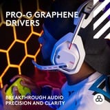 Logitech G Astro A50 LIGHTSPEED sans fil  + station de base (Gen 5) casque gaming over-ear Blanc, Xbox, PS5, OC/Mac,Nintendo Switch, Bluetooth / USB-C