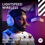 Logitech G Astro A50 LIGHTSPEED sans fil  + station de base (Gen 5) casque gaming over-ear Blanc, Xbox, PS5, OC/Mac,Nintendo Switch, Bluetooth / USB-C