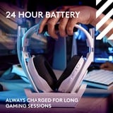 Logitech G Astro A50 LIGHTSPEED sans fil  + station de base (Gen 5) casque gaming over-ear Blanc, Xbox, PS5, OC/Mac,Nintendo Switch, Bluetooth / USB-C
