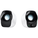Logitech - 980-000513 - Stereo Speakers Z120 - Haut-parleurs, Haut-parleur PC Blanc, 2.0 canaux, Avec fil, 1,2 W, Noir, Argent, Blanc, Vente au détail
