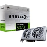 MSI GeForce RTX 5070 12G VENTUS 2X OC WHITE, Carte graphique 1x HDMI, 3x DisplayPort