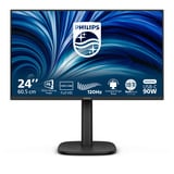 Philips 24B2U3301 23.8" Moniteur Noir, 1x DisplayPort, 1x HDMI, 1x USB-C, 4x USB-A, 1x RJ-45, 120 Hz