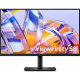 Samsung ViewFinity S8 S80UH 32" 4K UHD Moniteur  Noir, HDMI, DisplayPort, 3x USB-A, USB-C, RJ-45