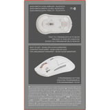 SteelSeries Rival 3 Wireless Gen 2, Souris gaming Blanc, 18 000 ppp, RGB, 2,4 GHz / Bluetooth 5.0