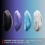SteelSeries Rival 3 Wireless Gen 2, Souris gaming Blanc, 18 000 ppp, RGB, 2,4 GHz / Bluetooth 5.0