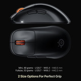 SteelSeries Rival Pro, Souris gaming Noir, 100 - 42 000 DPI, 8K, UWB / 6 GHz