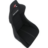 Trak Racer Rally Style Fixed Fiberglass Seat, Siège de course Noir