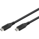 goobay USB-C 4.0 > USB-C, Câble Noir, 1,5 mètre