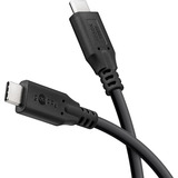 goobay USB-C 4.0 > USB-C, Câble Noir, 1,5 mètre