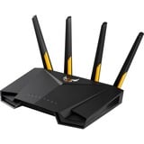 ASUS TUF Gaming AX3000 V2, Routeur Noir/Jaune, Wi-Fi 6 (802.11ax), Bi-bande (2,4 GHz / 5 GHz), Ethernet/LAN, Noir, Orange, Routeur