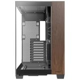 Antec C8 Wood boîtier midi tower Noir/bois | 2x USB-A | 1x USB-C | Window