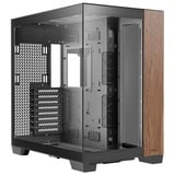 Antec C8 Wood boîtier midi tower Noir/bois | 2x USB-A | 1x USB-C | Window