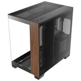 Antec C8 Wood boîtier midi tower Noir/bois | 2x USB-A | 1x USB-C | Window