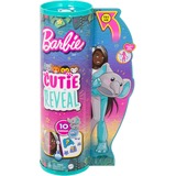 Barbie Cutie Reveal Jungle - Éléphant , Poupée 