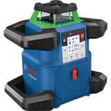 Bosch GRL 650 CHVG 70 m 500-540 nm (< 10mW), Laser rotatif Bleu, 70 m, 1,5 mm/m, 8,5°, 650 m, 600 tr/min, 360°