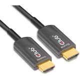 Club 3D Câble HDMI haute vitesse avec Ethernet Noir, 10 mètres, 4K, Plaqué or