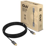 Club 3D HDMI certifié AOC, Câble Noir, 10 mètres, 4K 120Hz, 8K 60Hz