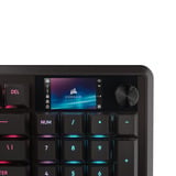 Corsair RGB clavier gaming mécanique Noir, Layout US (QWERTY), Corsair MLX Plasma, 96%