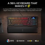 Corsair RGB clavier gaming mécanique Noir, Layout US (QWERTY), Corsair MLX Plasma, 96%