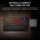 Corsair RGB clavier gaming mécanique Noir, Layout US (QWERTY), Corsair MLX Plasma, 96%