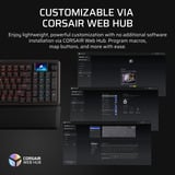 Corsair RGB clavier gaming mécanique Noir, Layout US (QWERTY), Corsair MLX Plasma, 96%