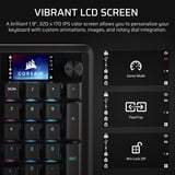 Corsair VANGUARD 96 RGB clavier gaming mécanique Noir, Layout US (QWERTY), Corsair MLX Plasma, 96%, QWERTY US, MLX Plasma, 96%, RGB, hot-swap