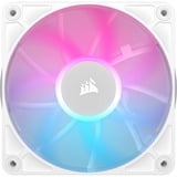 Corsair iCUE RX120 RGB Single, Ventilateur de boîtier Blanc, 4 broches PWM