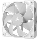 Corsair iCUE RX120 RGB Single, Ventilateur de boîtier Blanc, 4 broches PWM